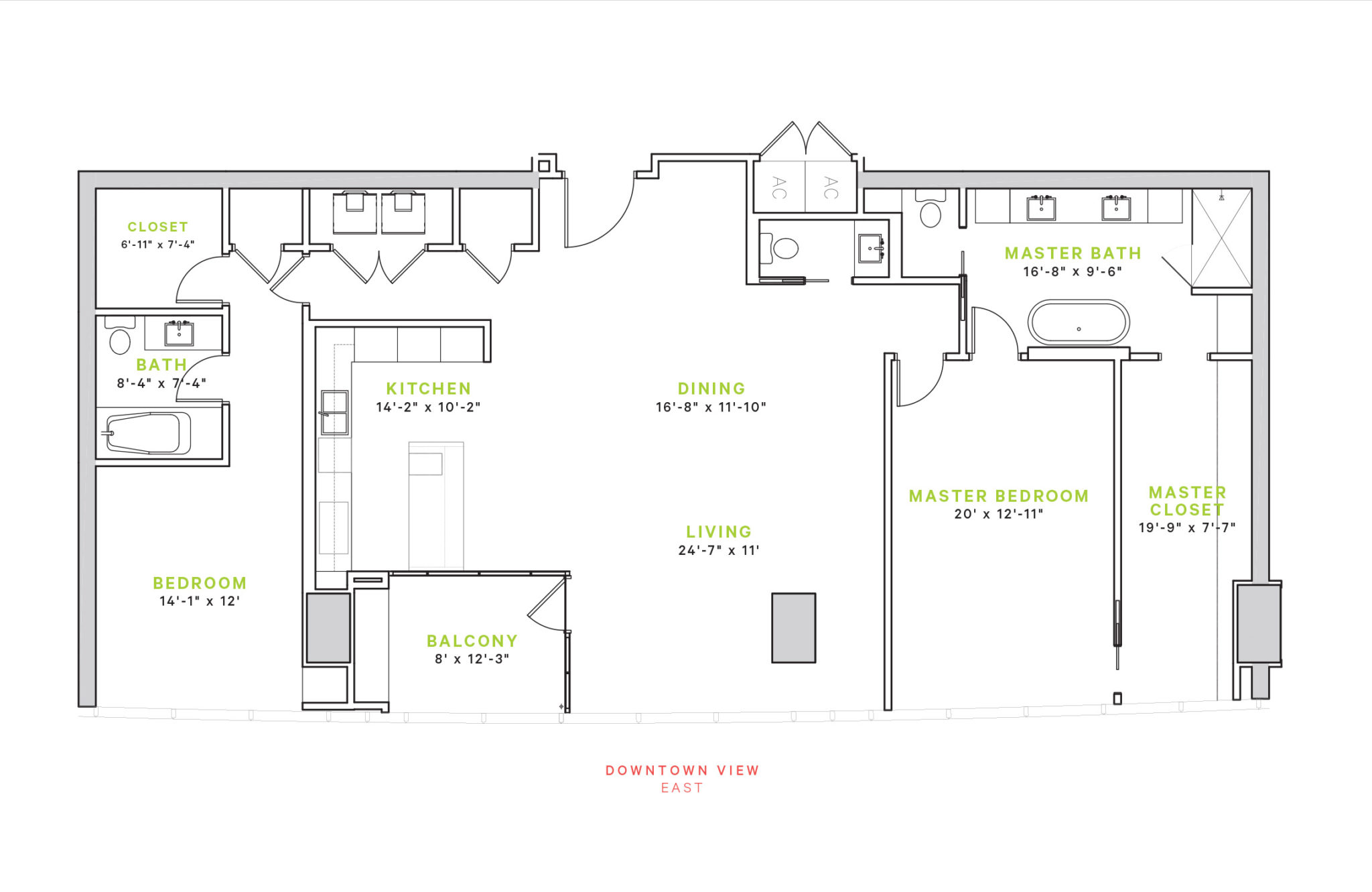 Floorplans Residences at The Allen